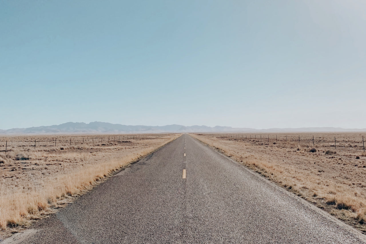 The Road to Marfa, TX on the way to buy Marfa Boots